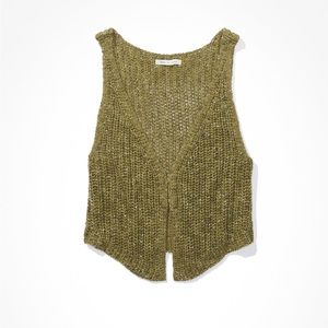 AE Sleeveless Sweater Vest (Green) NWT